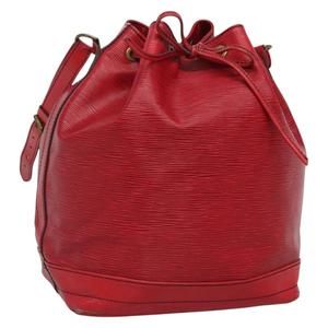 LOUIS VUITTON Epi Noe Shoulder Bag Red M44007 LV Auth ar13739